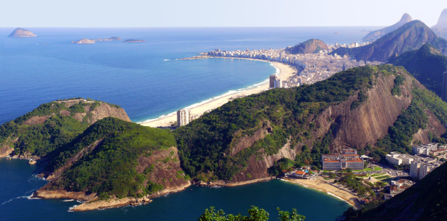 Copacabana seen from the Sugar Loaf
