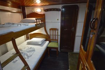 One of our river boat's cabin