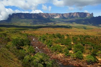 Rio Kukenan and the Mount Roraima