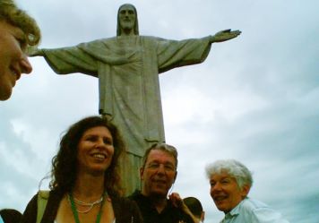 Sabine Czerner, Beatrice and Jules Nussbaumer with guide Annette